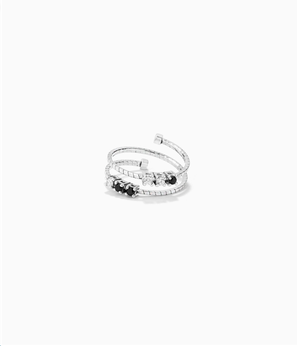 Anillo TUSCANY 2 Vueltas B&W